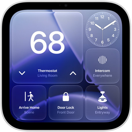 新增配套的 Apple HomeView 墙壁版