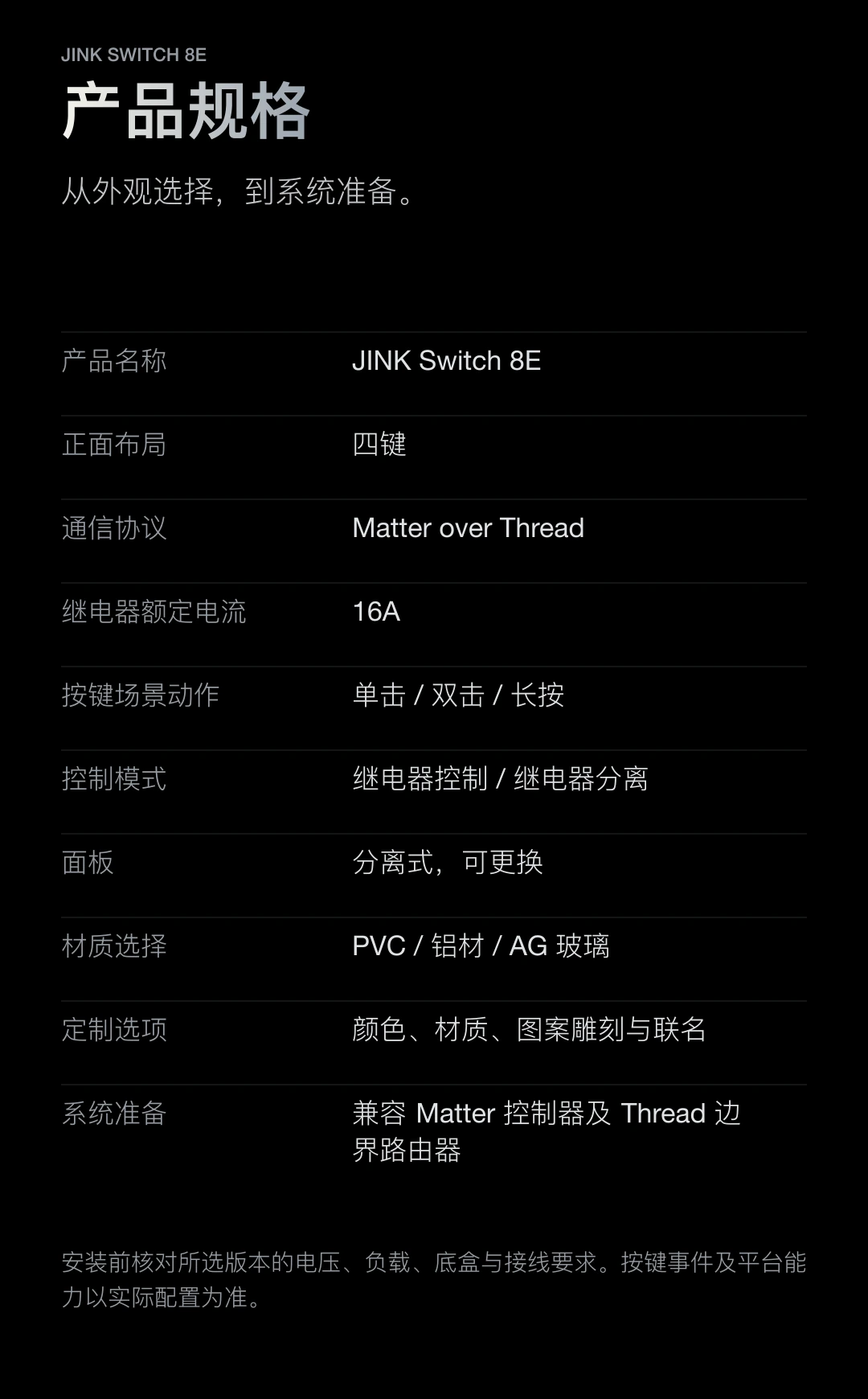 JINK 智能墙壁开关 8E 中文产品详情,第 32 部分