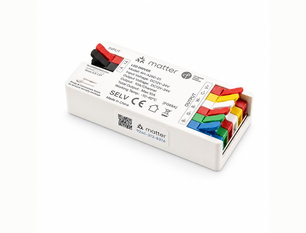 JINK Flux DC RGBCW 照明驱动实物