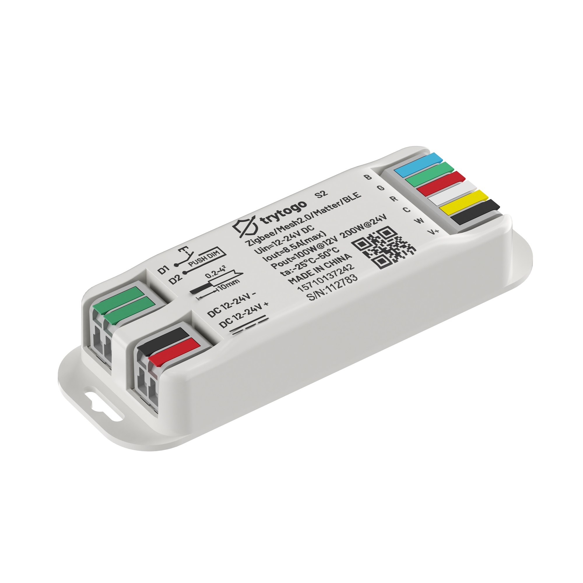 JINK × trytogo S2 Full-Color LED Strip Driver · product view