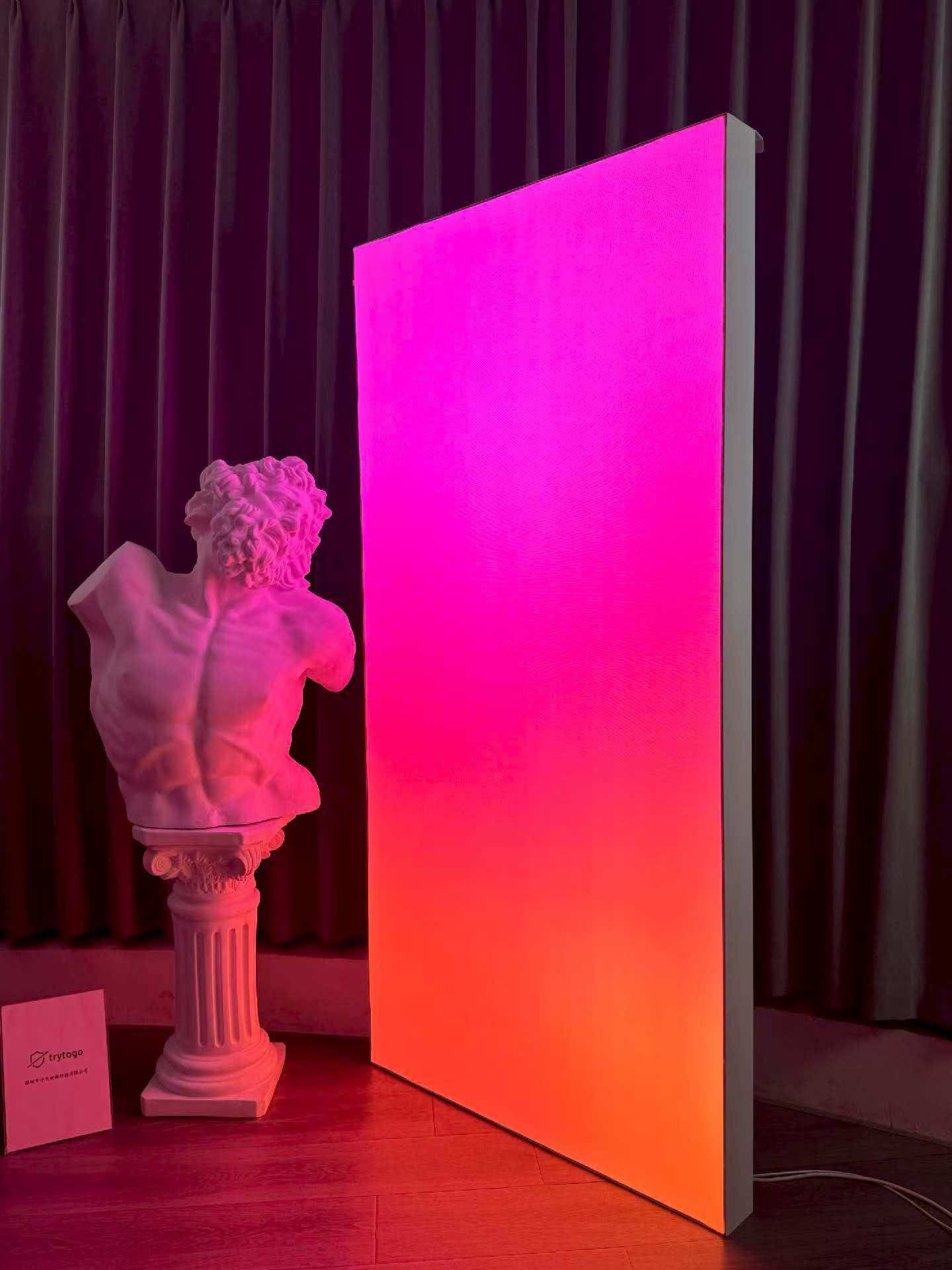 JINK × trytogo Gradient Light Curtain: magenta and orange