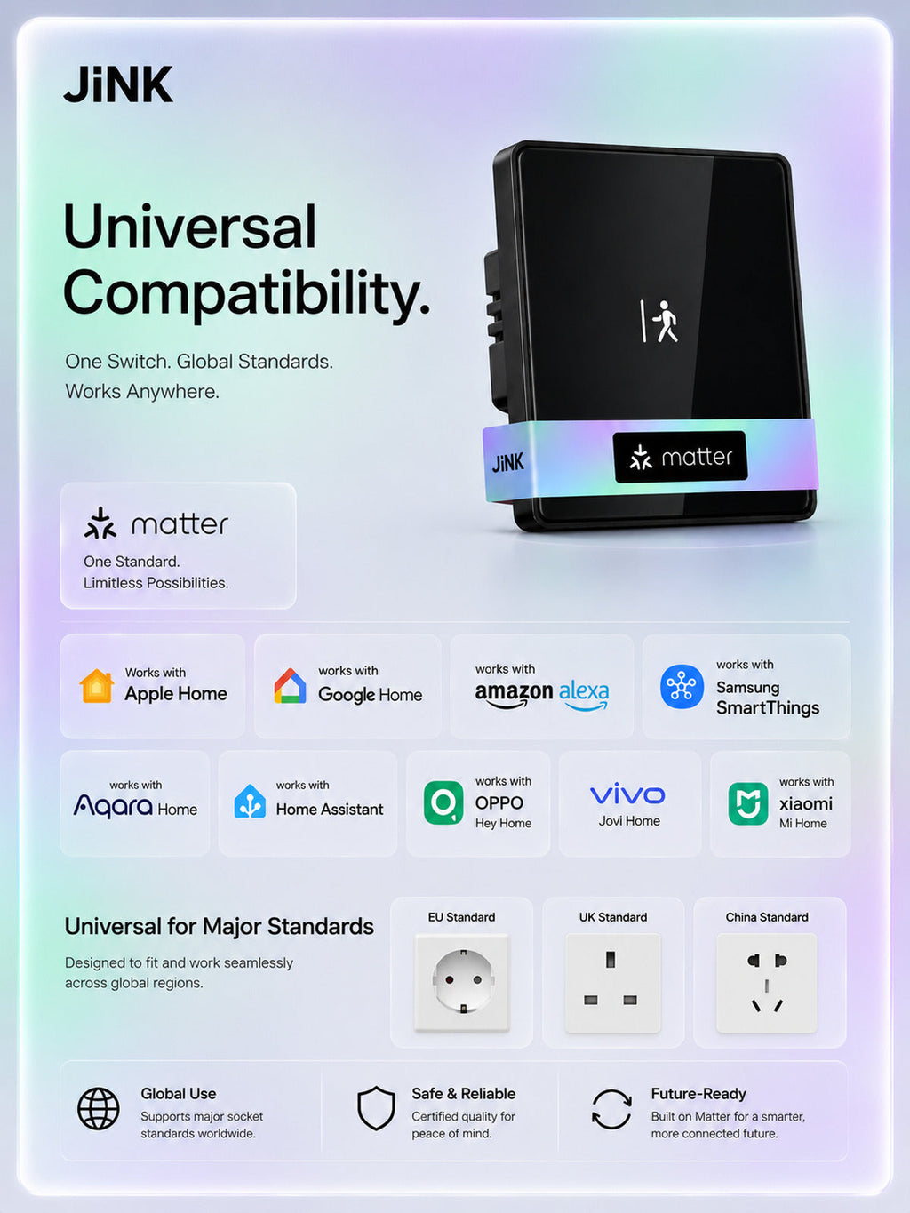 JINK Switch 2.5D Neo — standardized 3x4 media