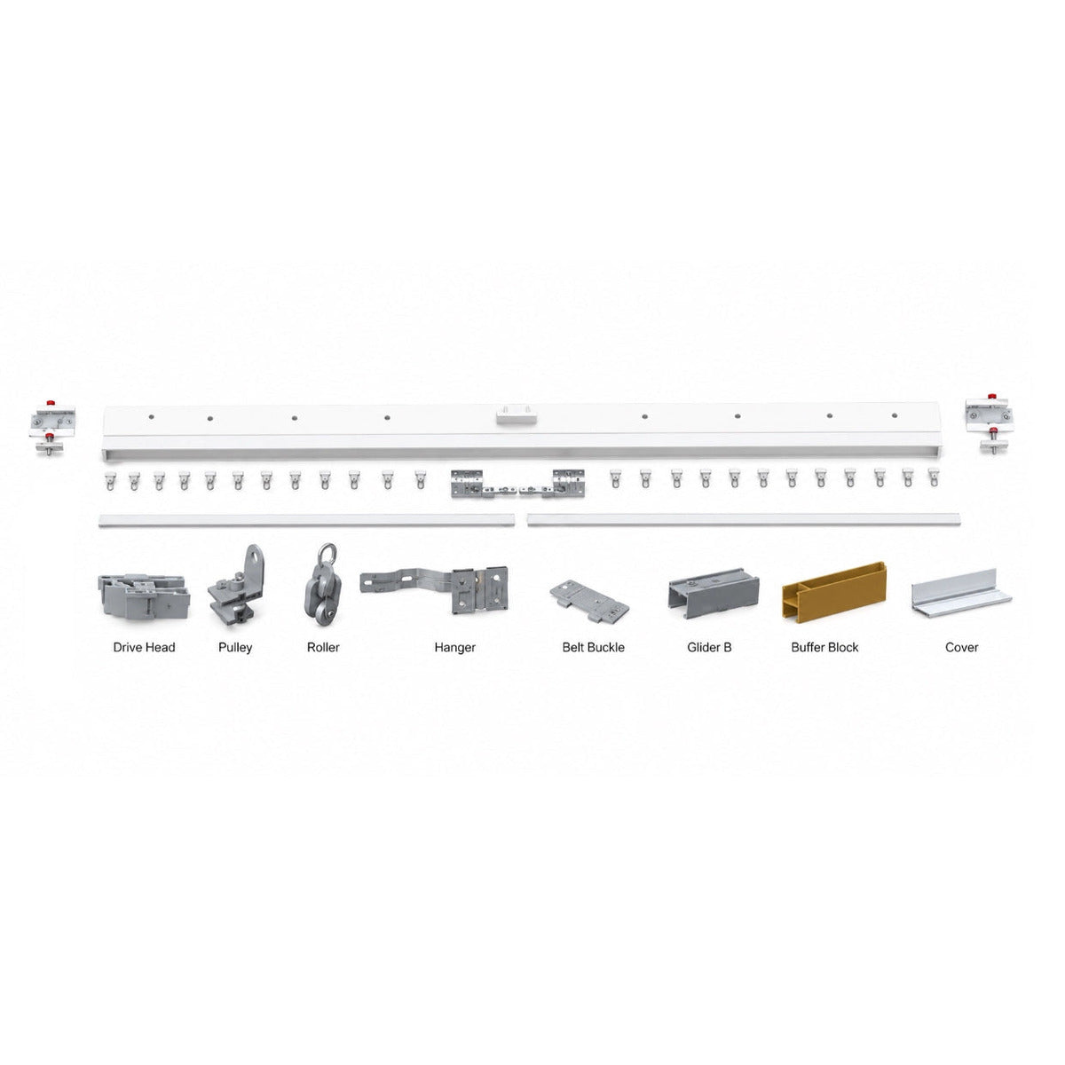 JINK Combination Curtain Track — standardized 1x1 media