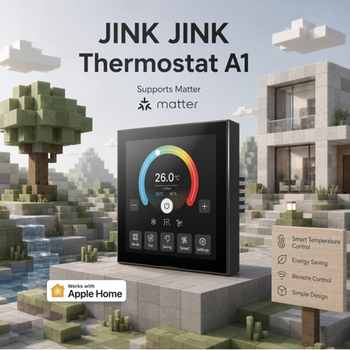jink thermostat a1 — standardized 1x1 media