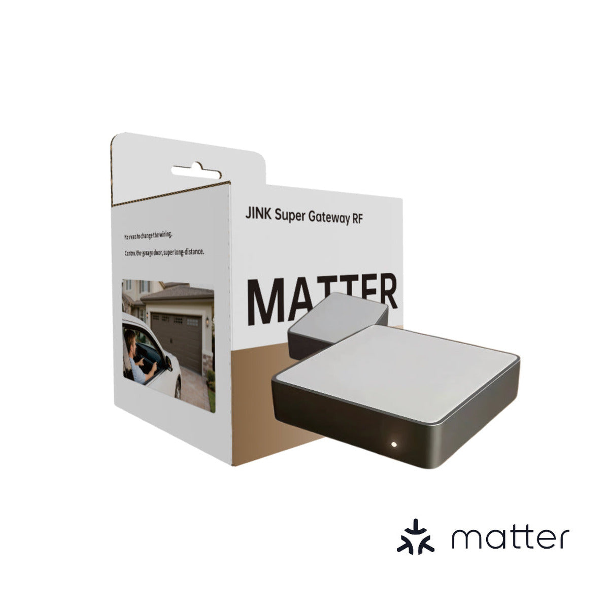 JINK Super Gateway RF — Matter Smart Home Hub — standardized 1x1 media