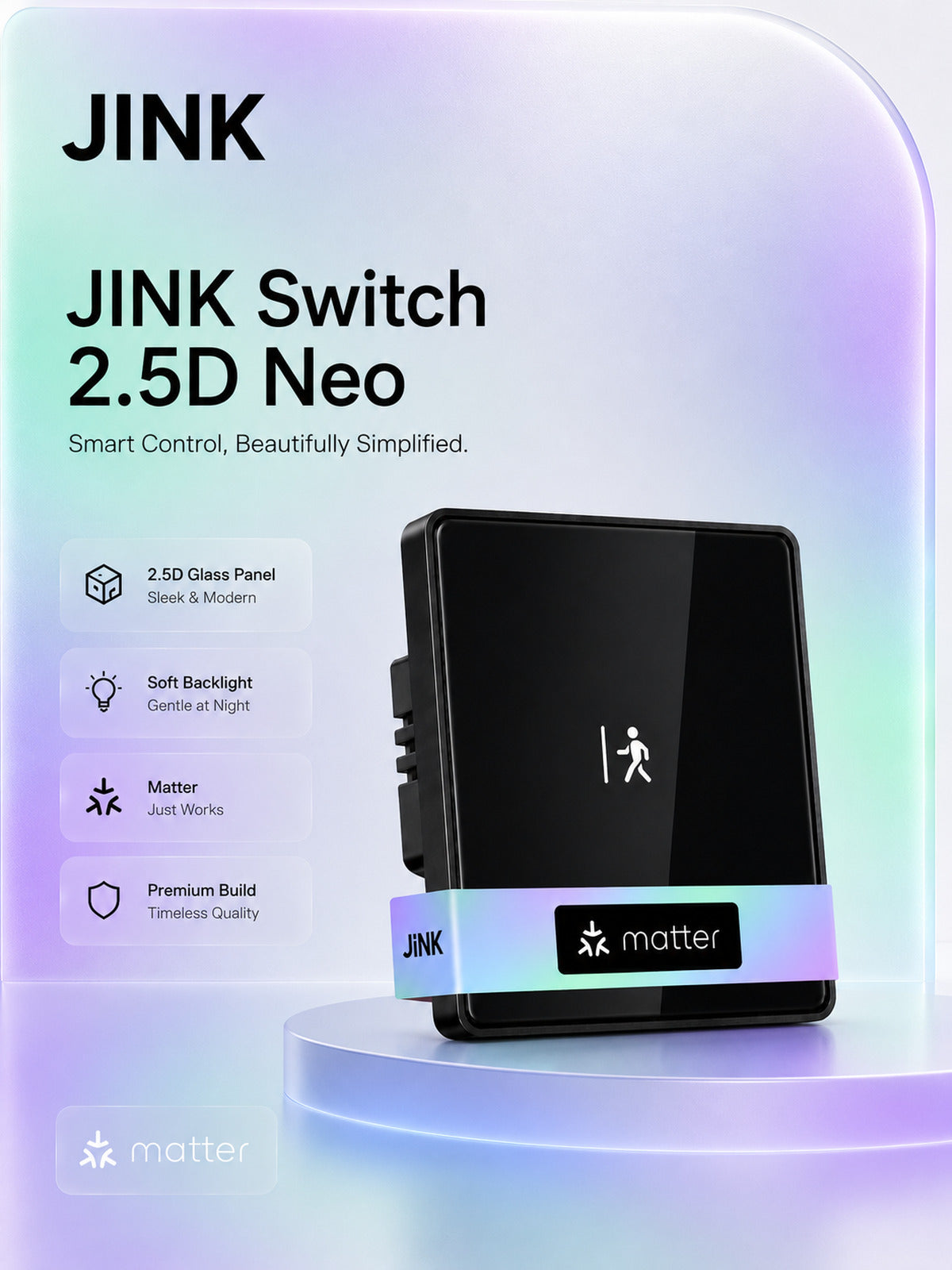 JINK Switch 2.5D Neo — standardized 3x4 media