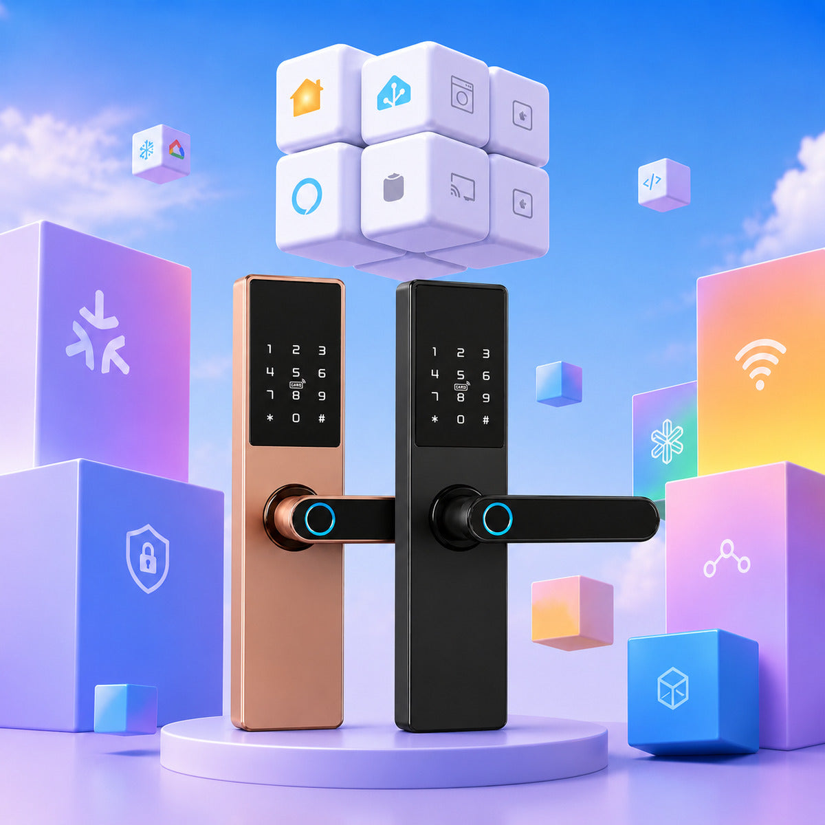 JINK Door Lock HR-05 — standardized 1x1 media