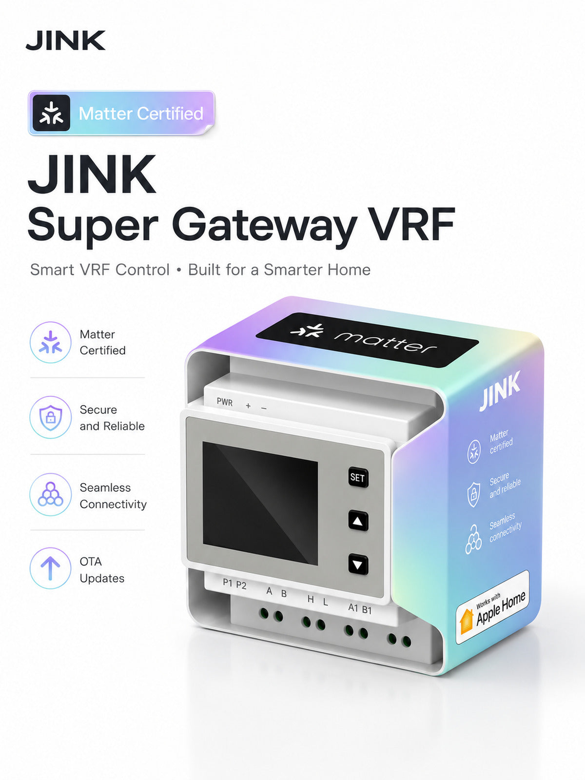 jink thermostat vrf — standardized 3x4 media