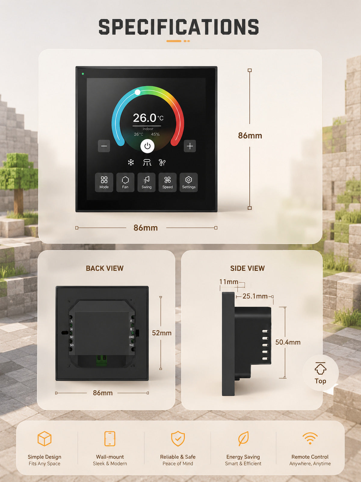 jink thermostat a1 — standardized 3x4 media