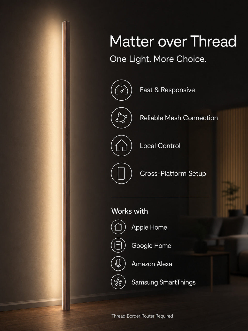 JINK Axis Stem Matter over Thread benefits and smart home platforms — standardized 3x4 media