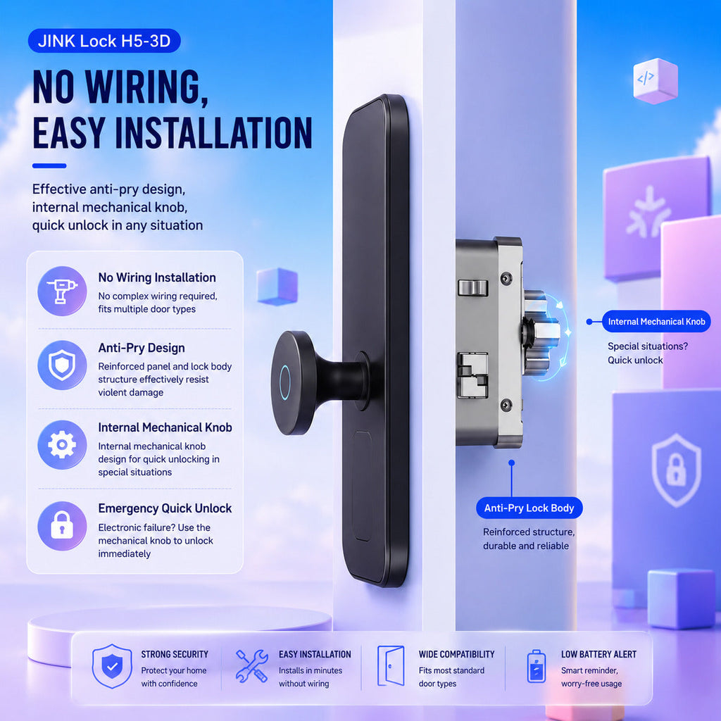 JINK Door Lock H5-3D — standardized 1x1 media