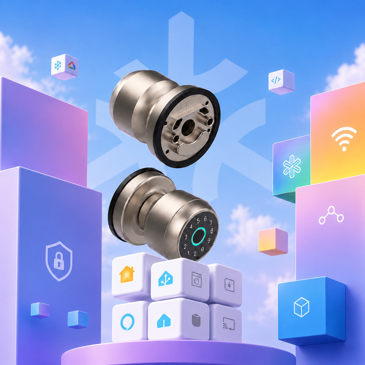 JINK Door Lock H28 — standardized 1x1 media