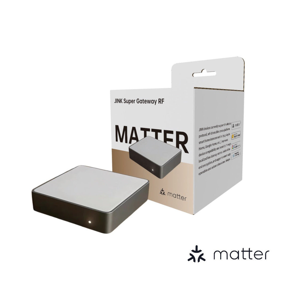 JINK Super Gateway RF — Matter Smart Home Hub — standardized 1x1 media
