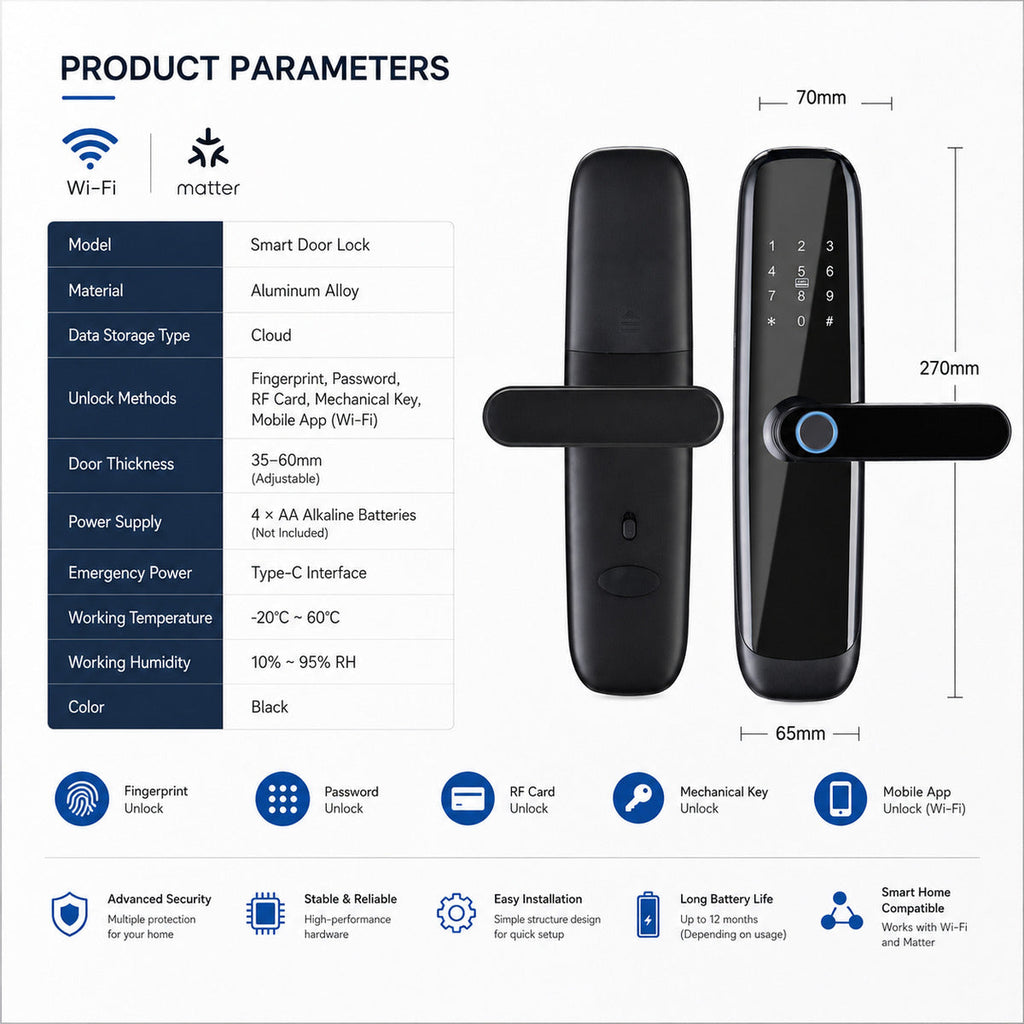 JINK Door Lock MX — standardized 1x1 media
