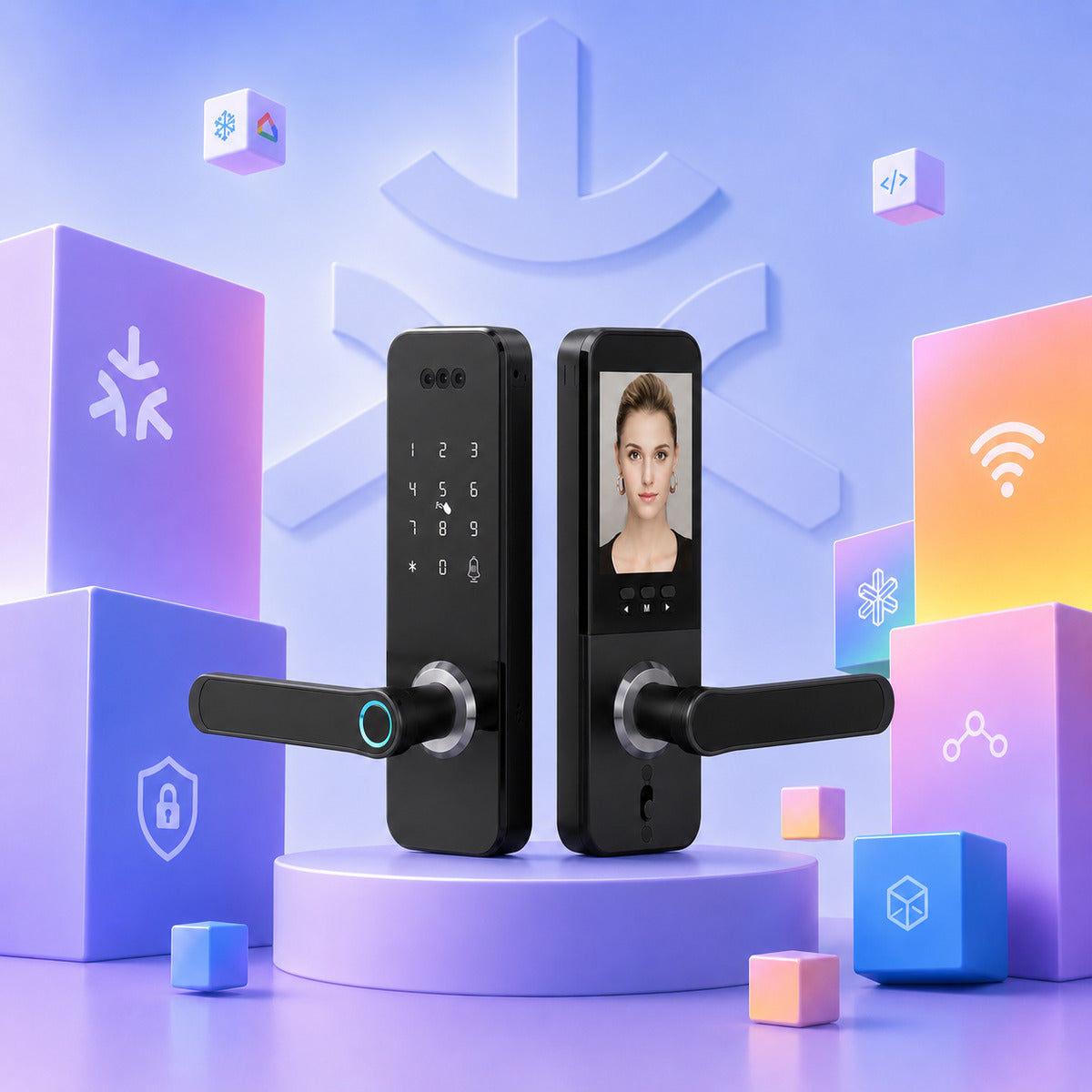 JINK Door Lock H25 — standardized 1x1 media