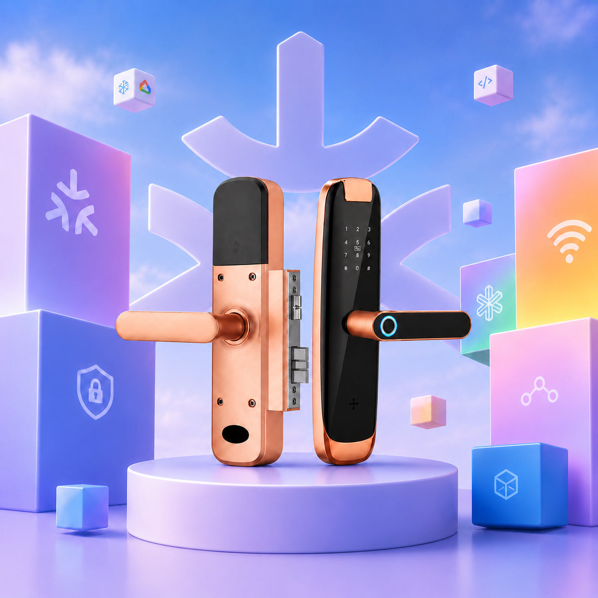 JINK Door Lock H03 — standardized 1x1 media