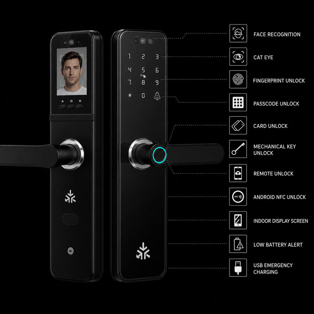 JINK Door Lock H06 — standardized 1x1 media