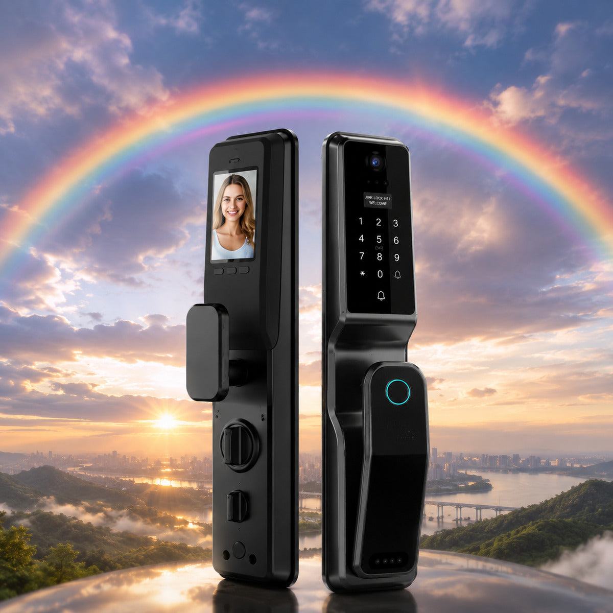 JINK Door Lock P8 — standardized 1x1 media