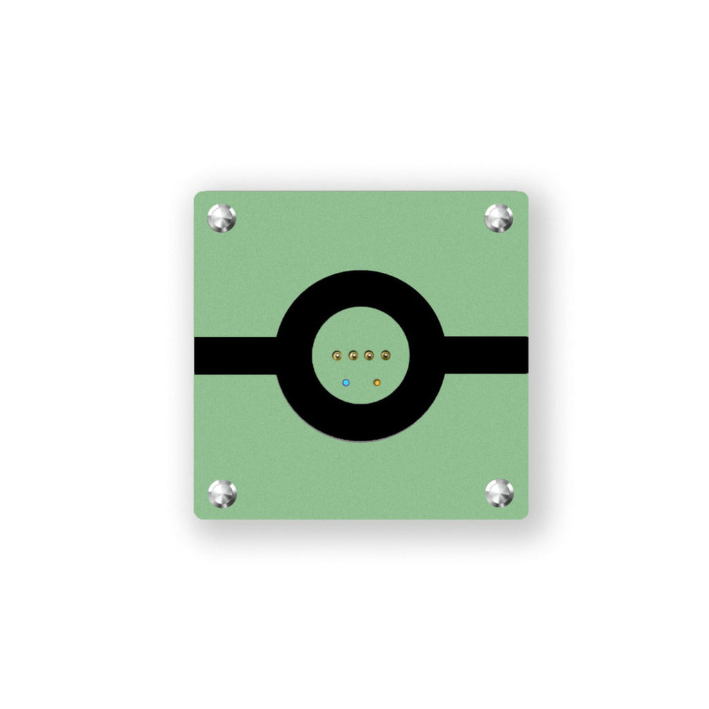 JINK 8E Pro charging backplate and wall switch — standardized 1x1 media