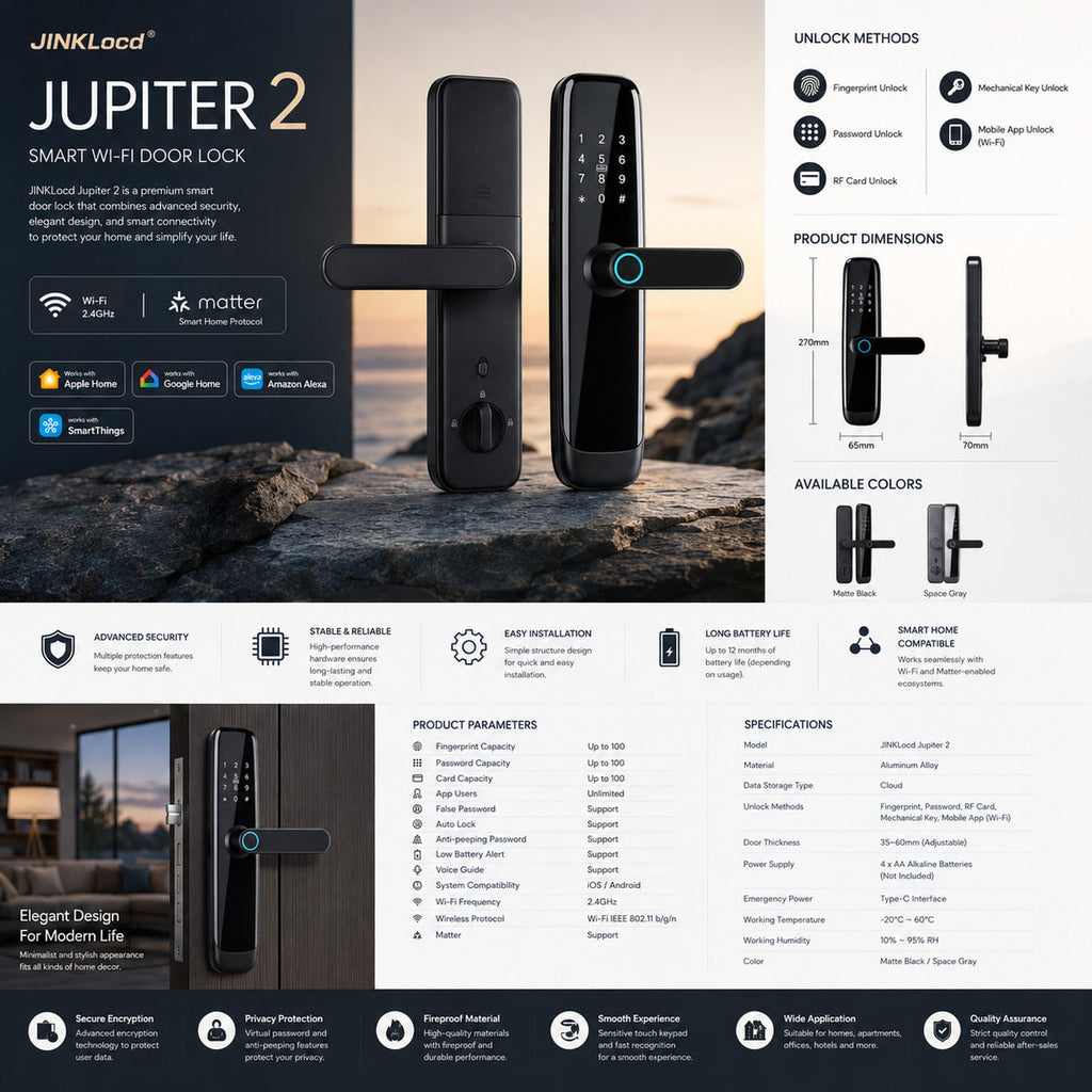 JINK Door Lock MX — standardized 1x1 media