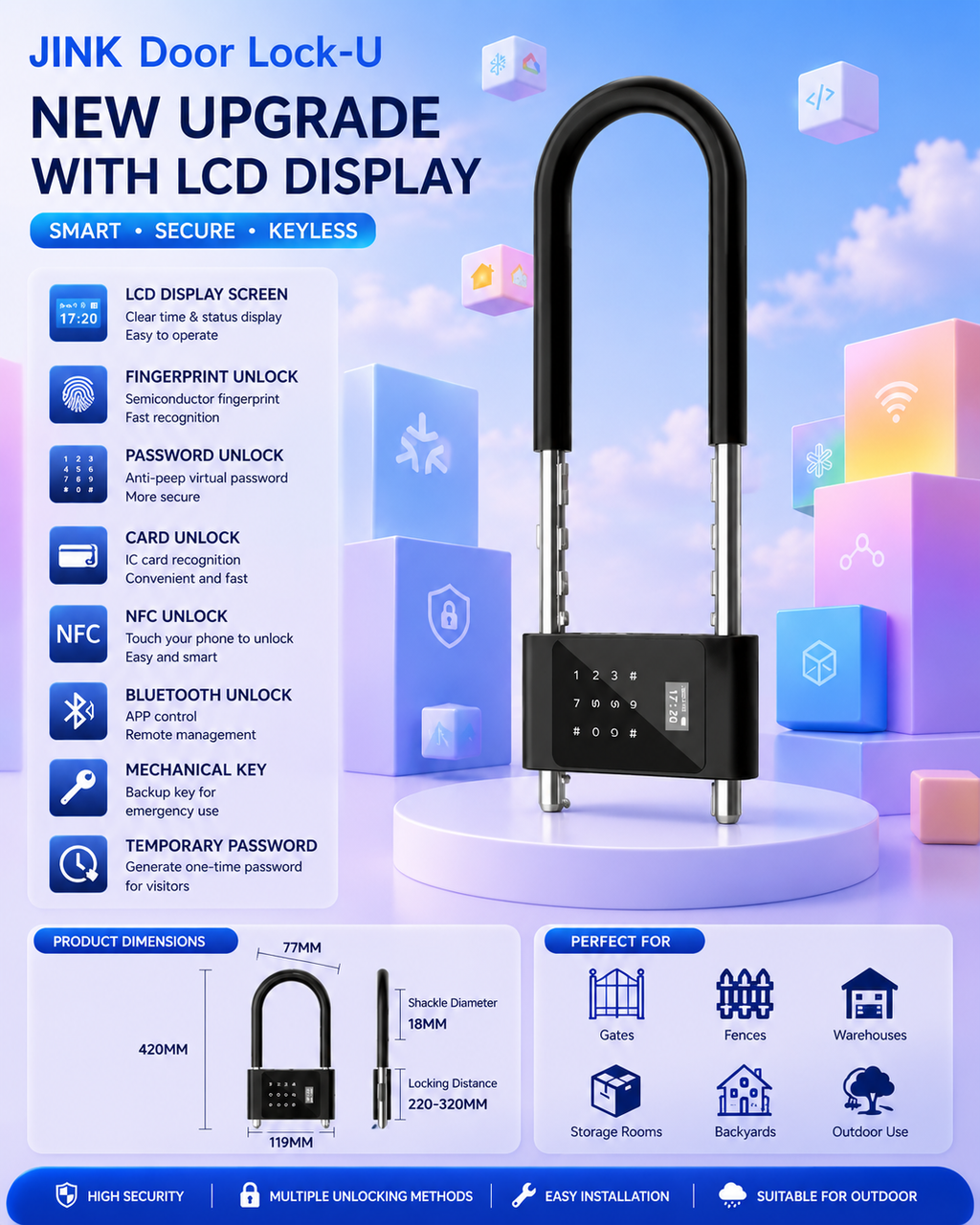 JINK DOOR LOCK-U