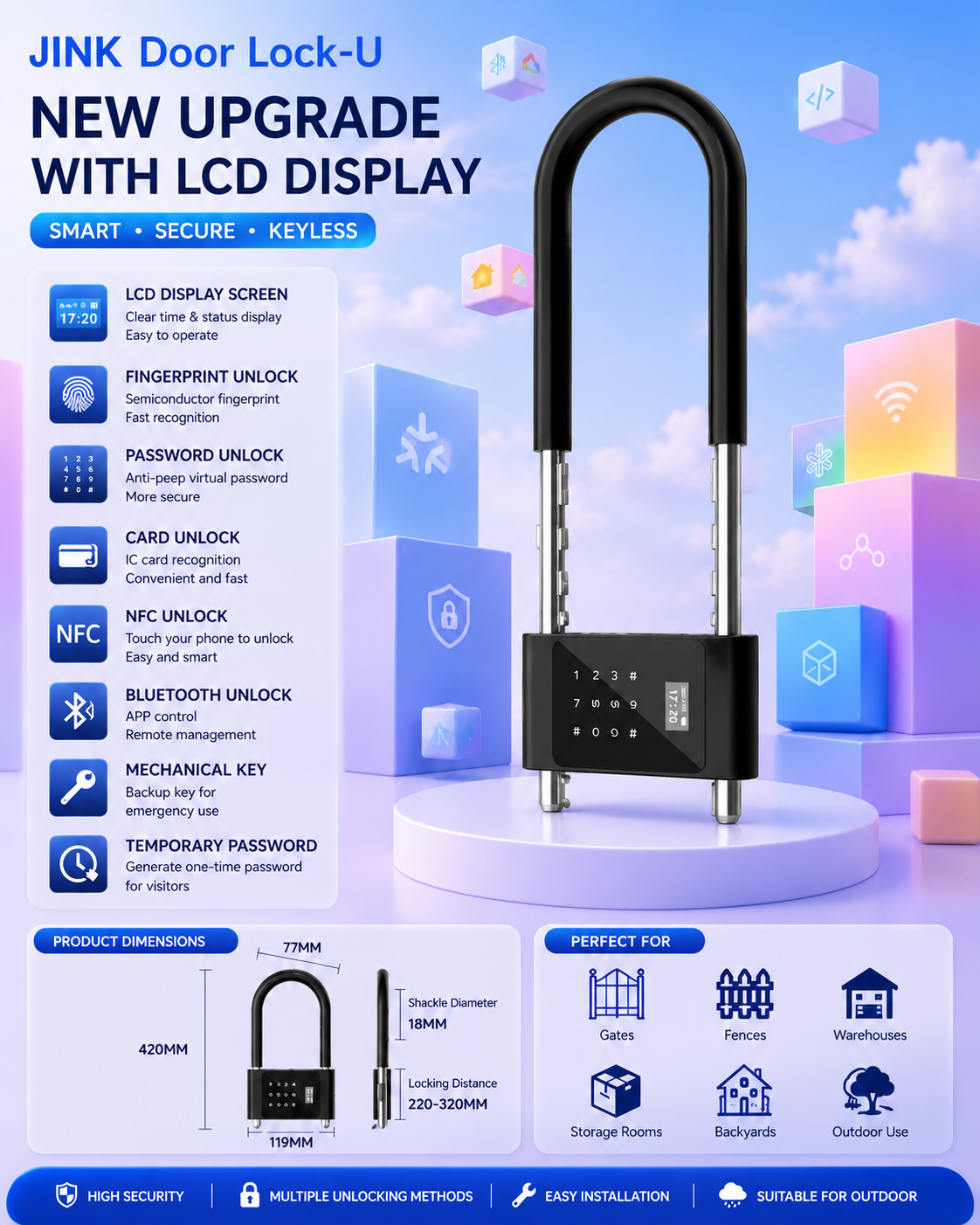JINK DOOR LOCK-U