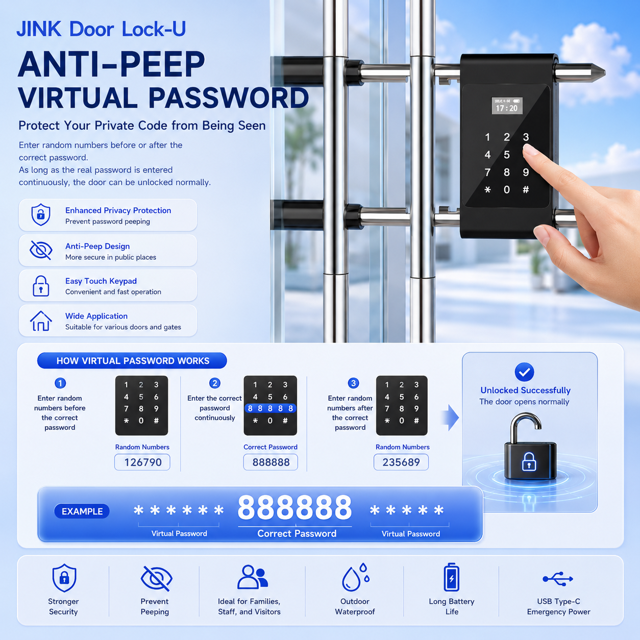 JINK DOOR LOCK-U