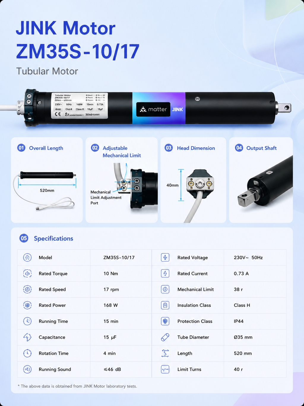 JINK Motor ZM35S-10/17
