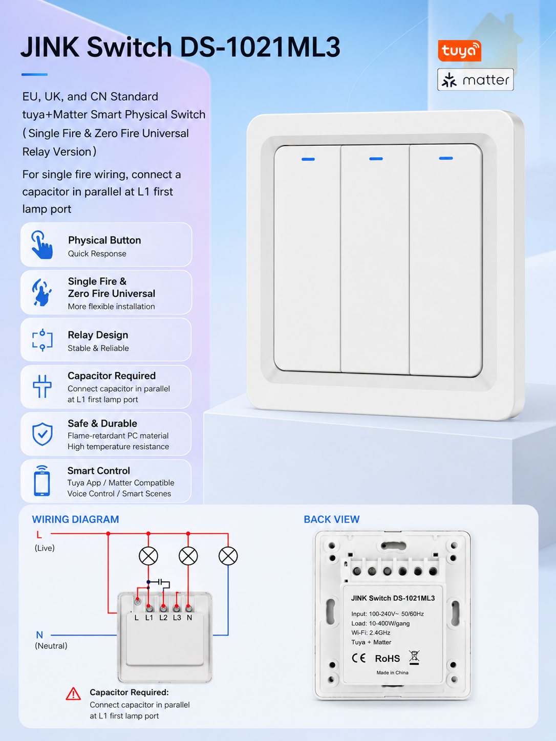 JINK Switch DS-1021ML3