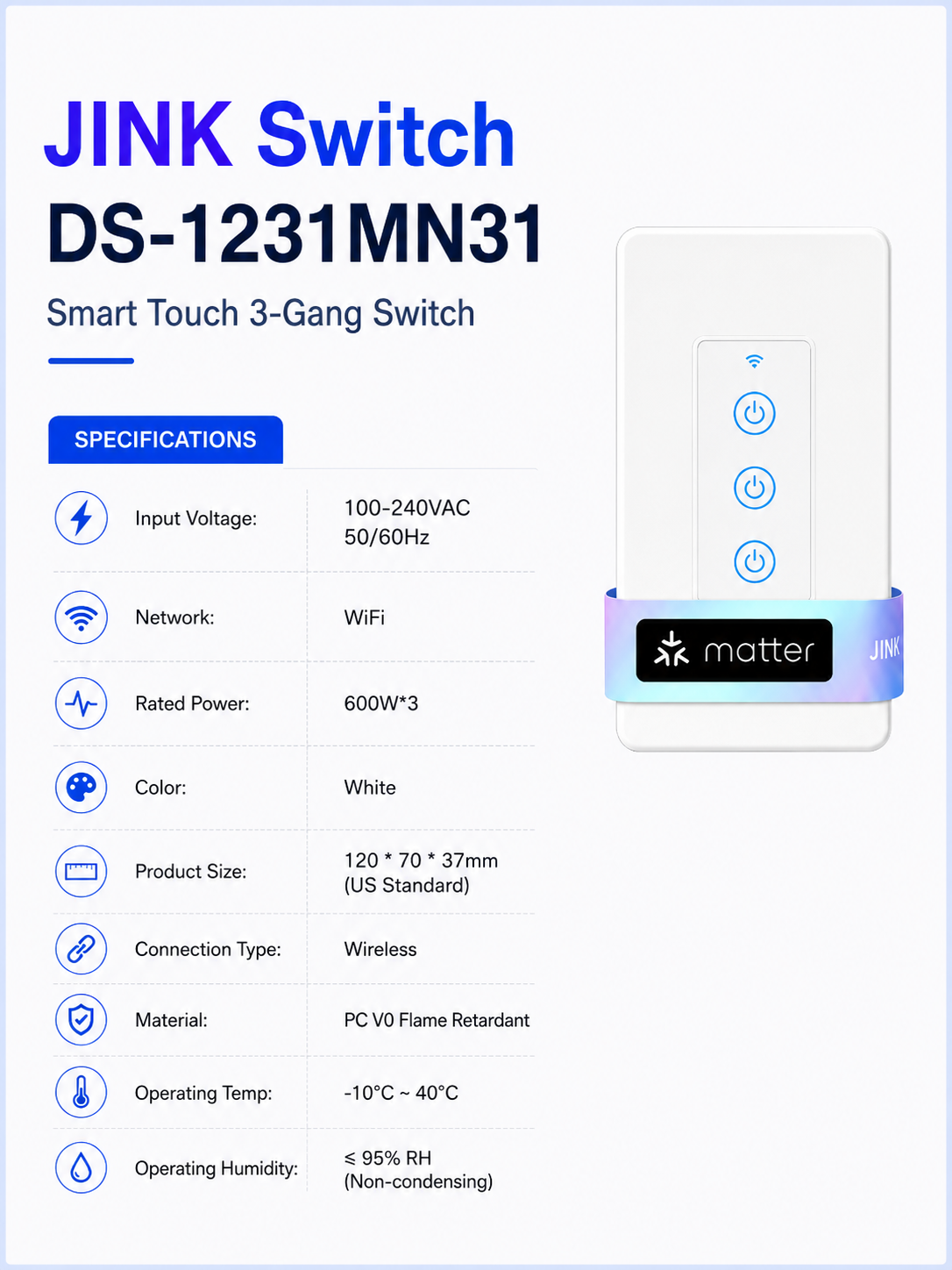 JINK Switch DS-1231MN31