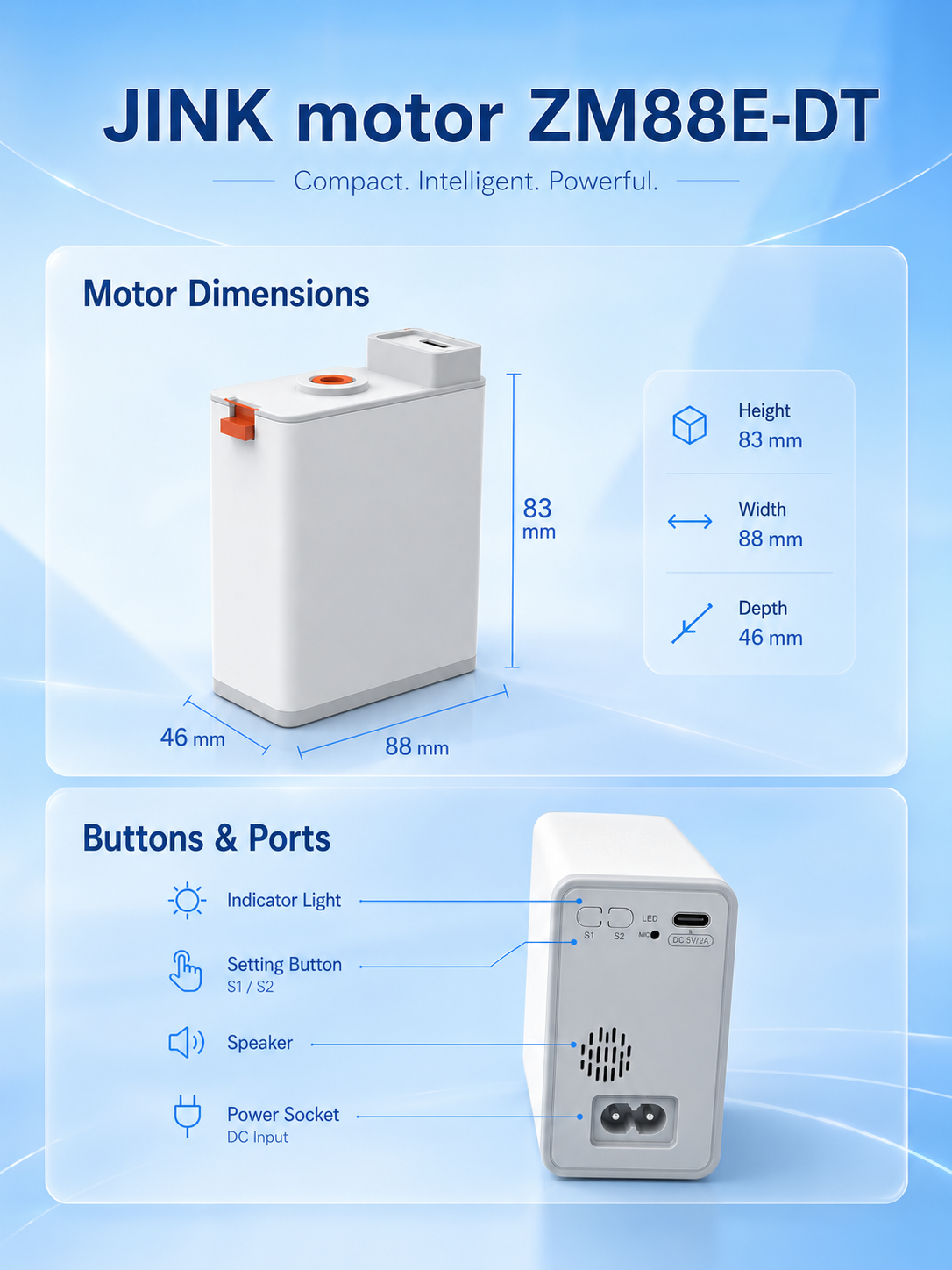 JINK Motor ZM88E-DT
