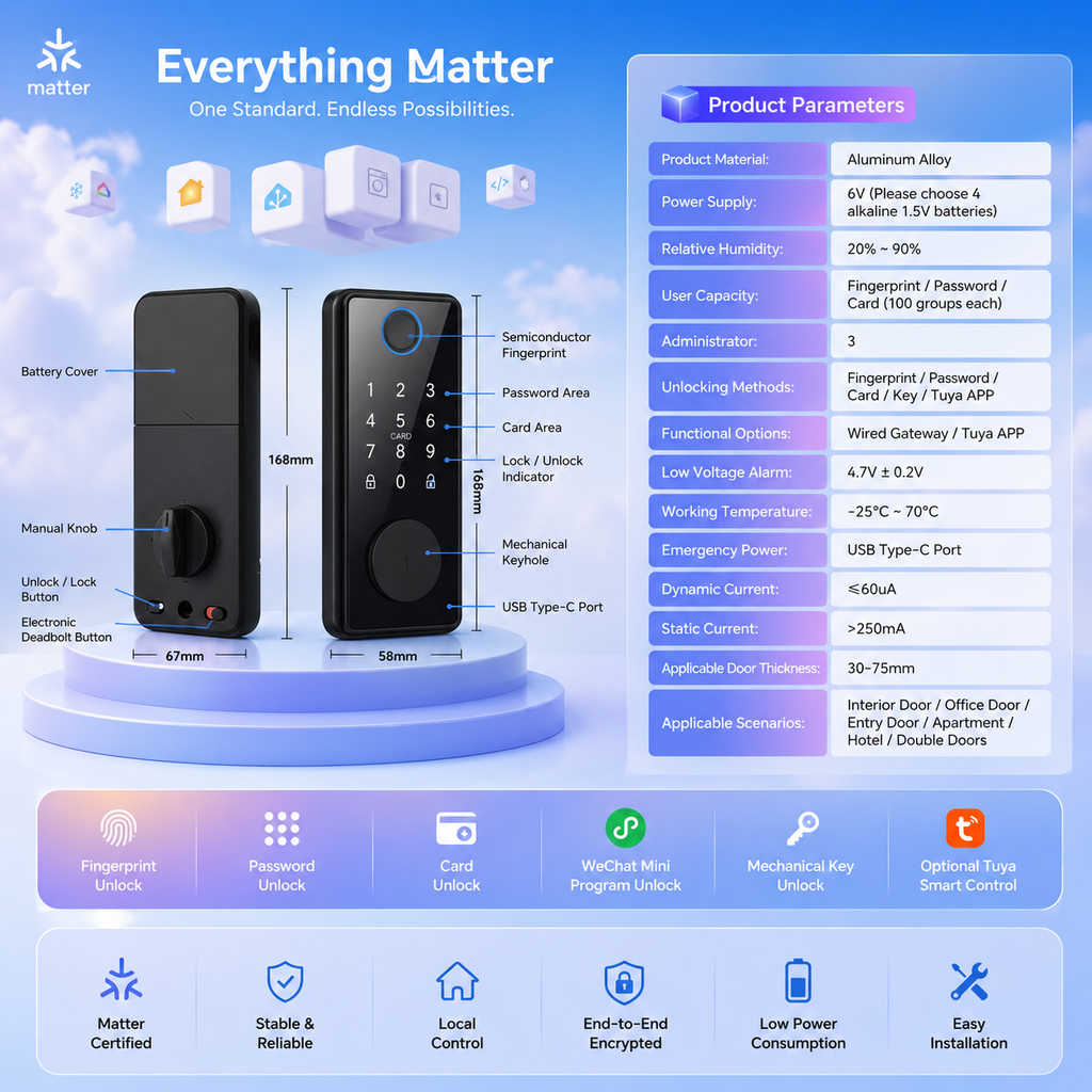 JINK Door Lock H9