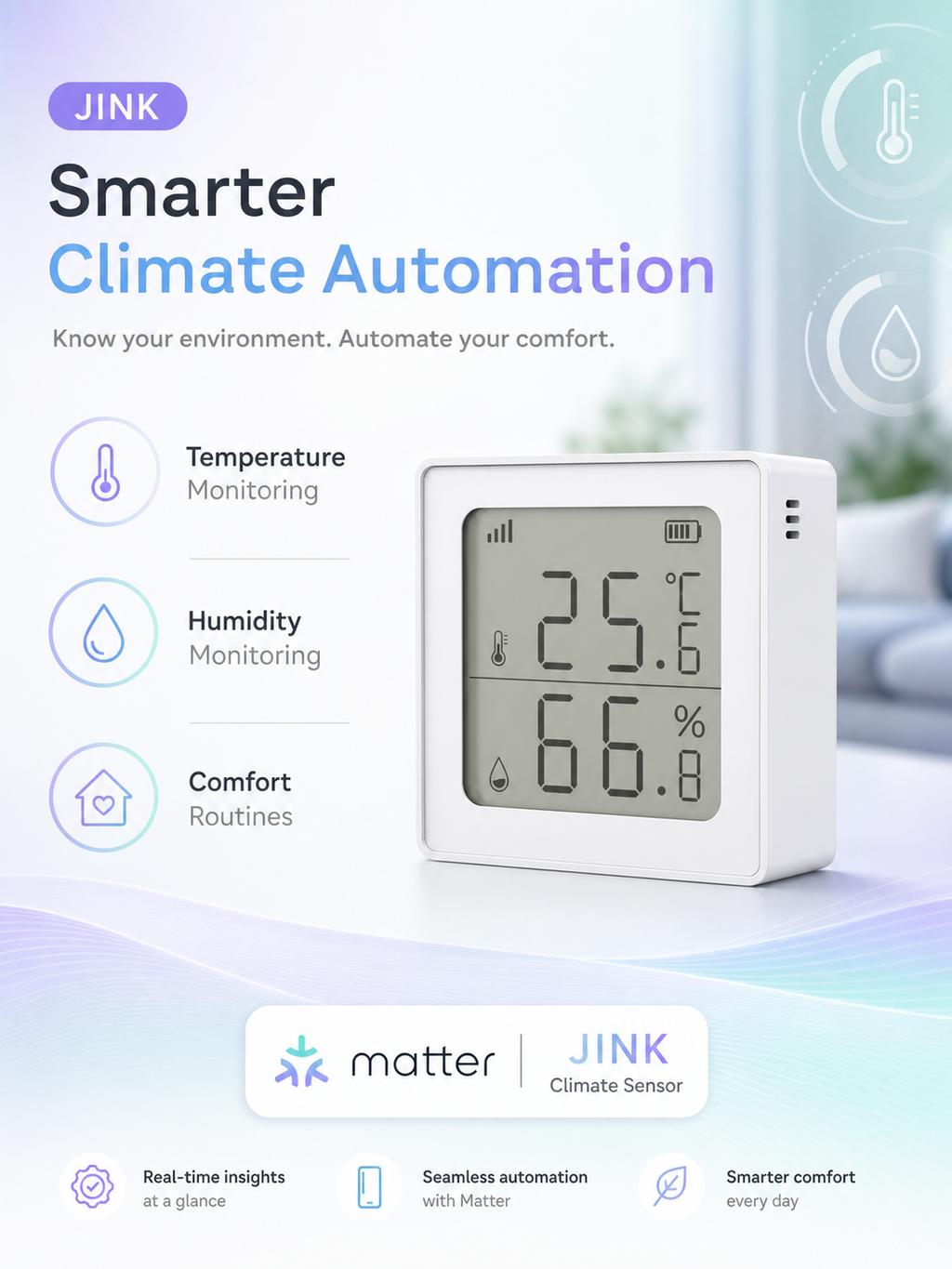JINK Climate Sensor climate automation benefits