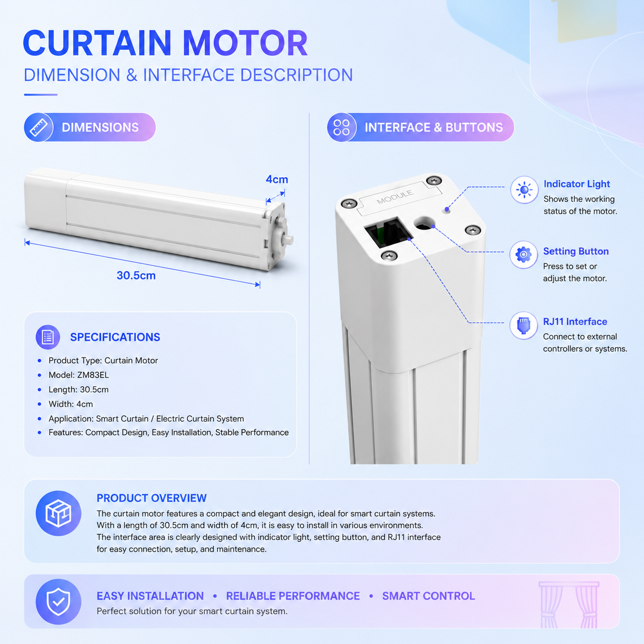 JIMK Motor ZM83EL