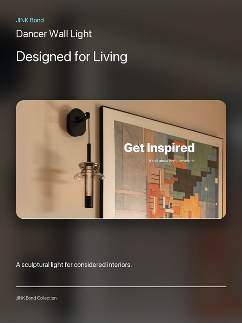 JINK Bond Dancer Wall Light in a modern interior