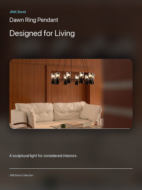 JINK Bond Dawn Ring Pendant in a modern interior