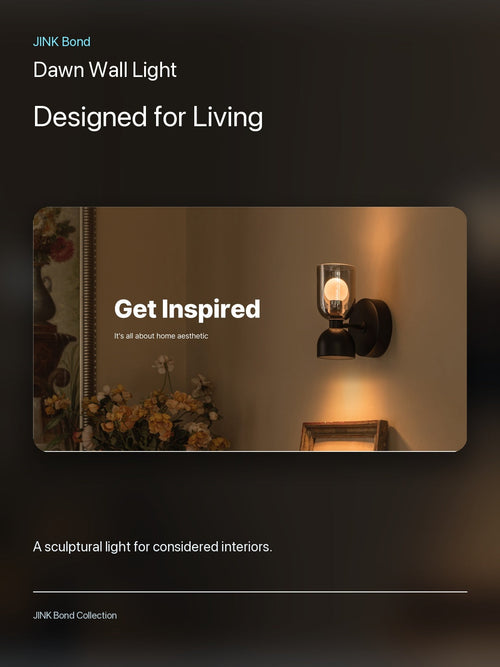 JINK Bond Dawn Wall Light in a modern interior
