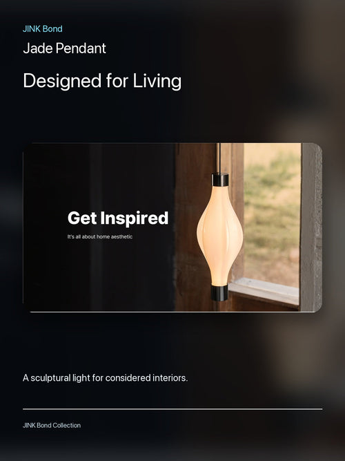 JINK Bond Jade Pendant in a modern interior