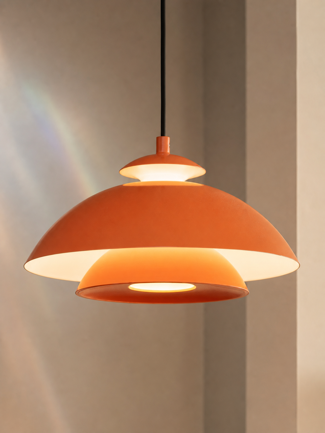 JINK Bond Nokta Pendant layered shade and lighting detail