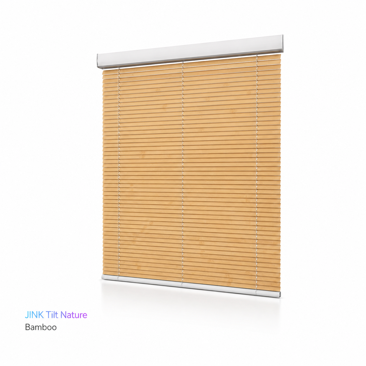 JINK Tilt Nature bamboo venetian blind on white