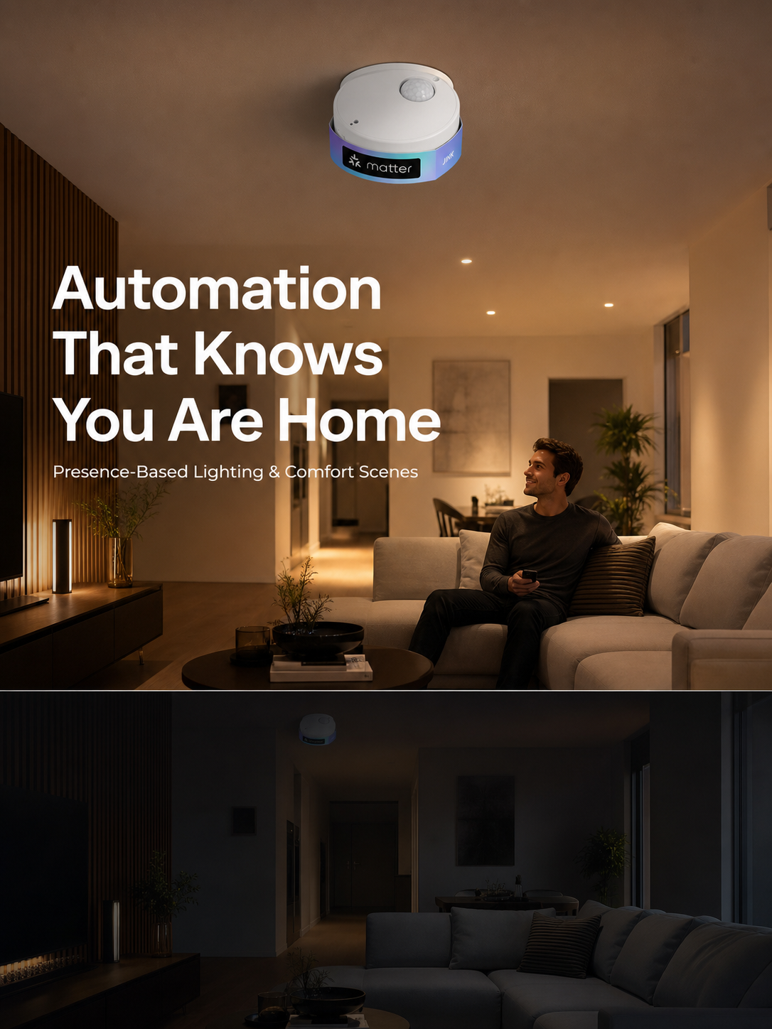 JINK Presence Sensor occupancy automation lifestyle scene