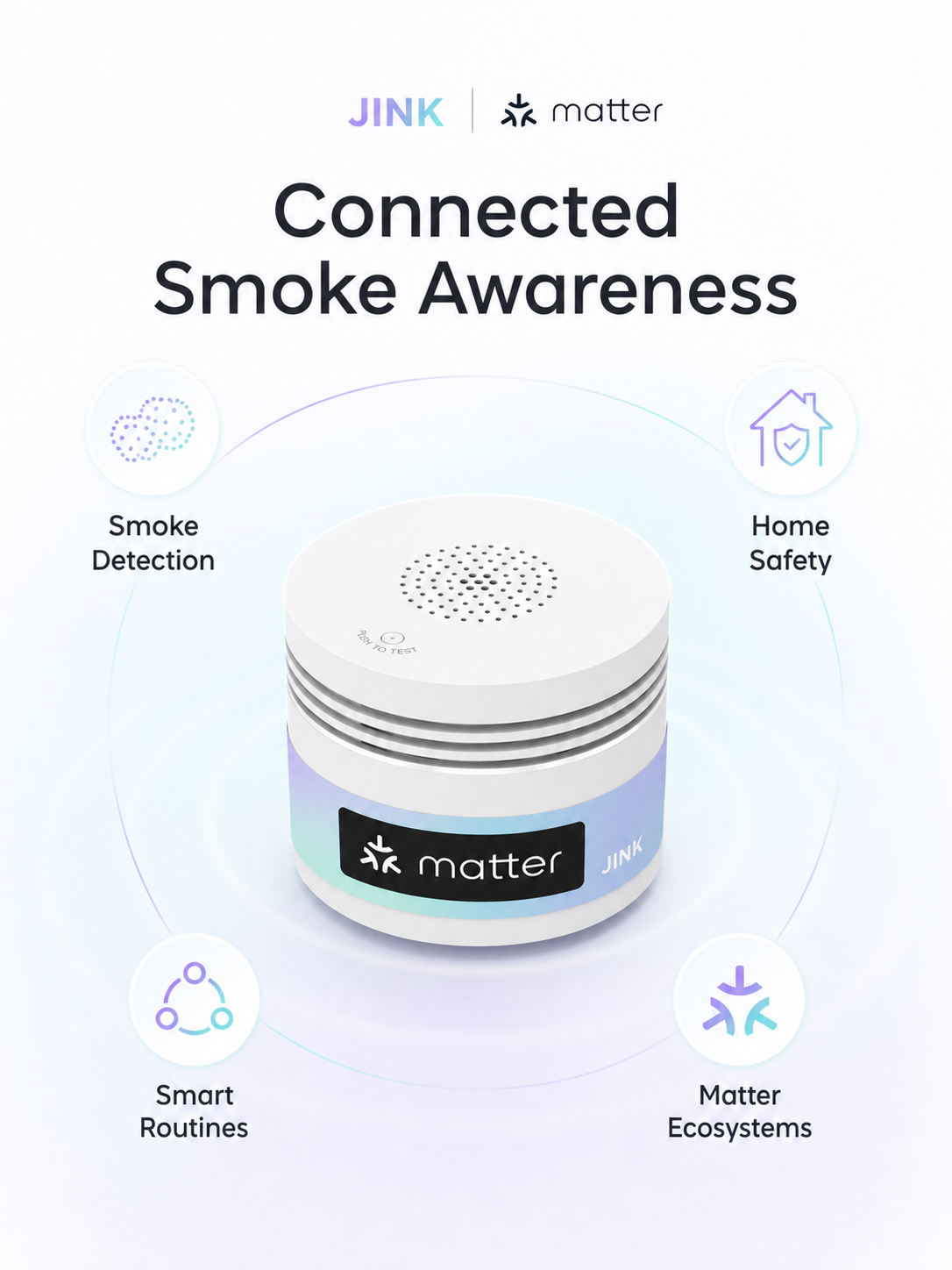 JINK Smoke Sensor connected smoke awareness benefits