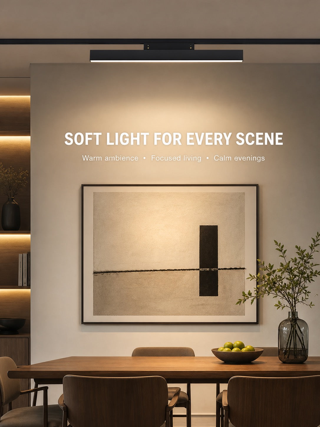 JINK Glide Diffuse 30 smart linear light lifestyle scene