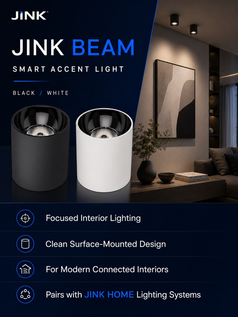 JINK Beam black and white product specifications and application