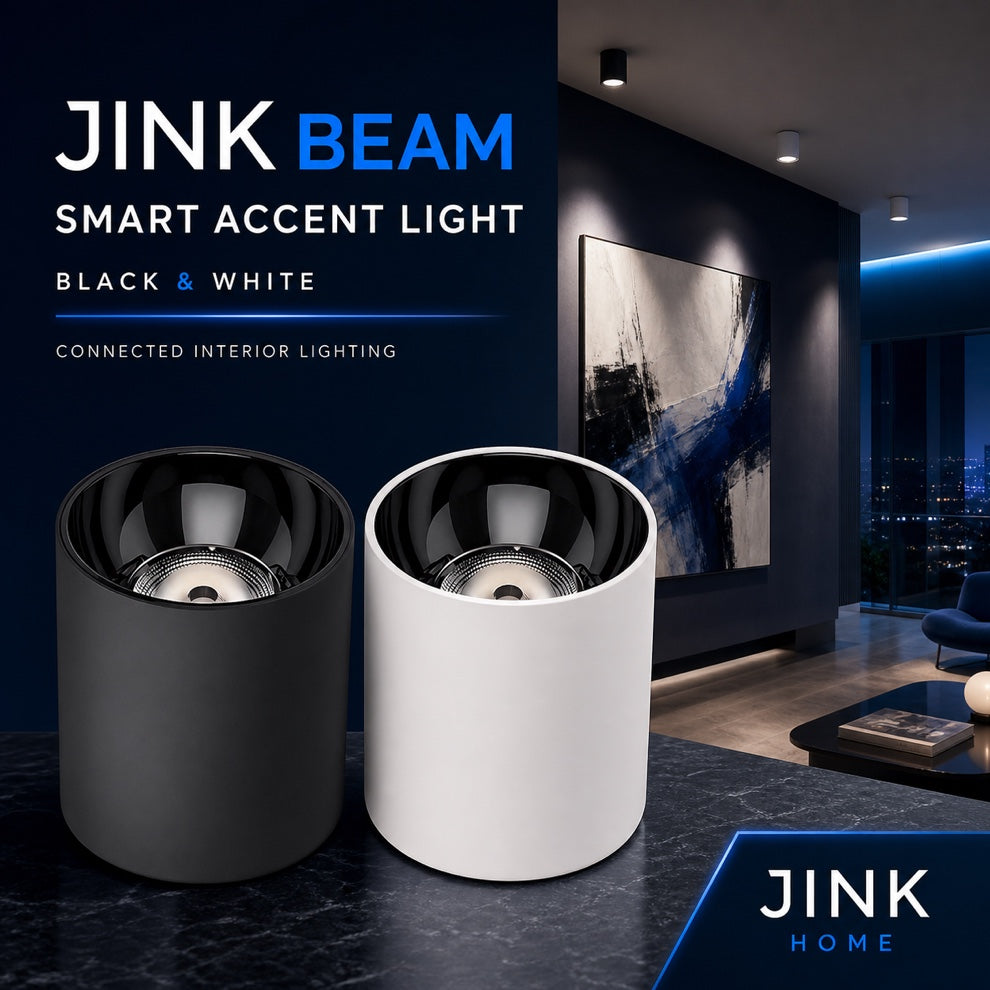 JINK Beam smart accent light black and white comprehensive interior hero