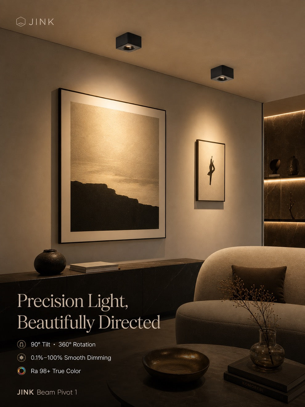 JINK Beam Pivot 1 architectural lighting scene