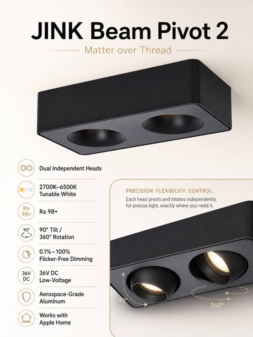 JINK Beam Pivot 2 specifications