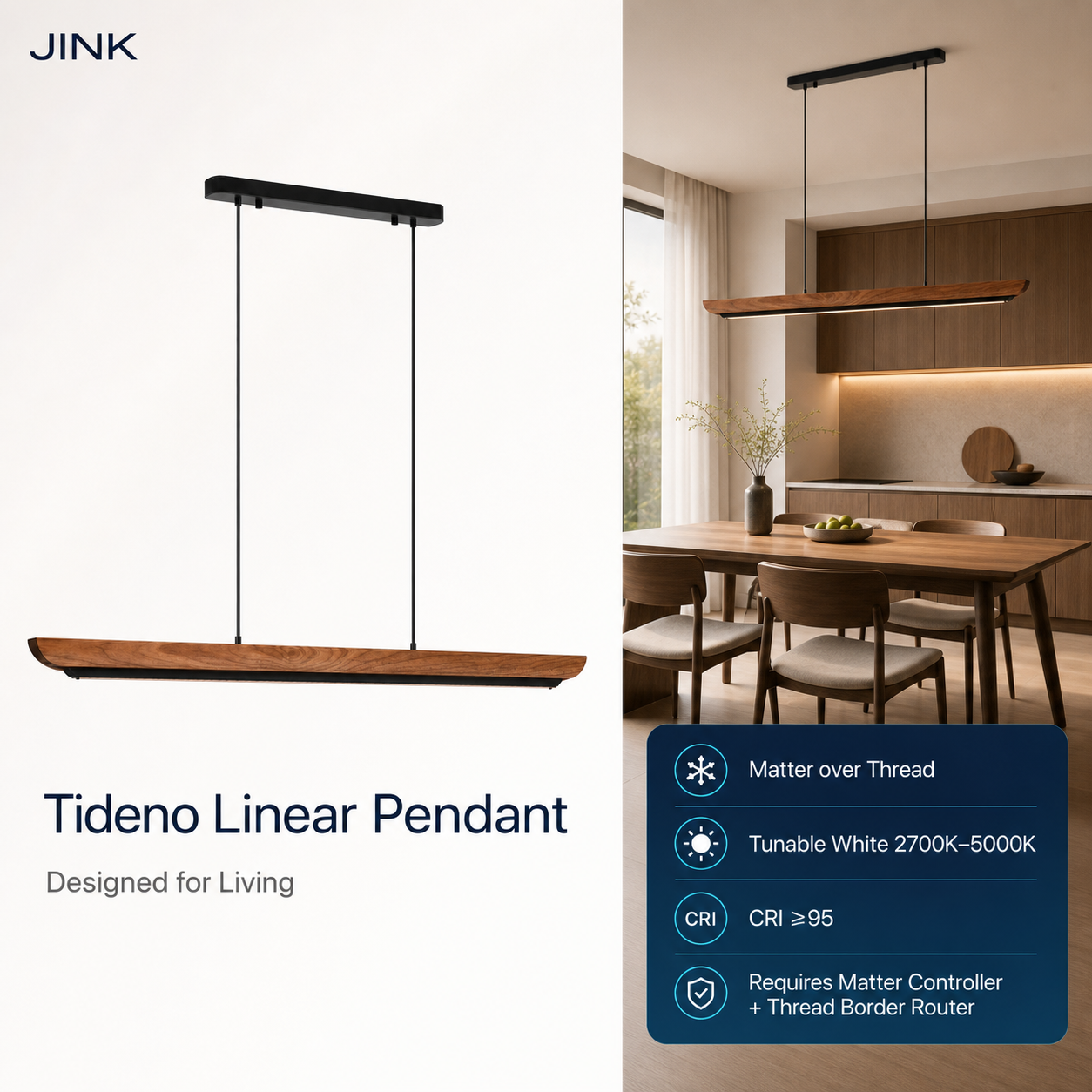 JINK Bond Tideno Linear Pendant Matter over Thread composite hero