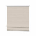 JINK Fold smart motorized Roman shade in GY066-1, cord-free product effect image