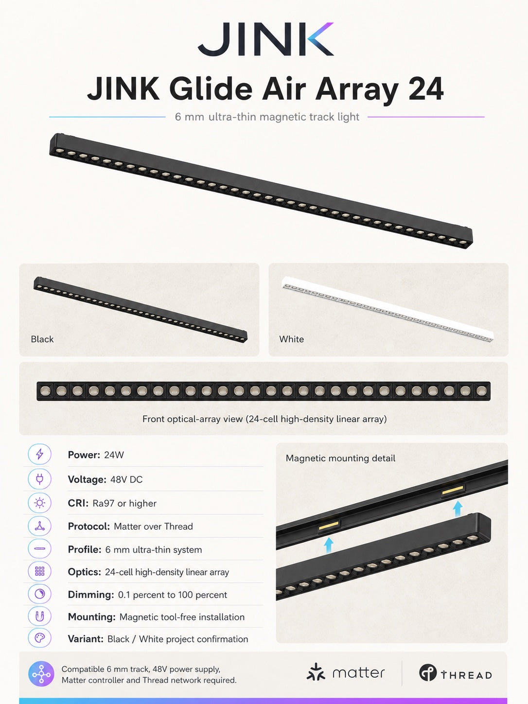 JINK Glide Air Array 24 specifications